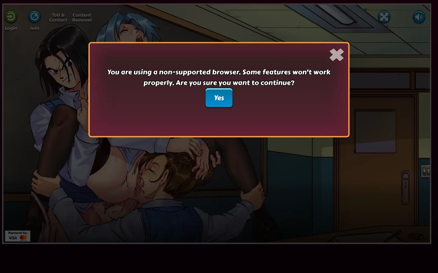 Screenshot of HentaiHeroes