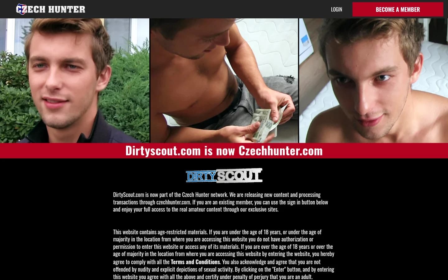 Screenshot of DirtyScout