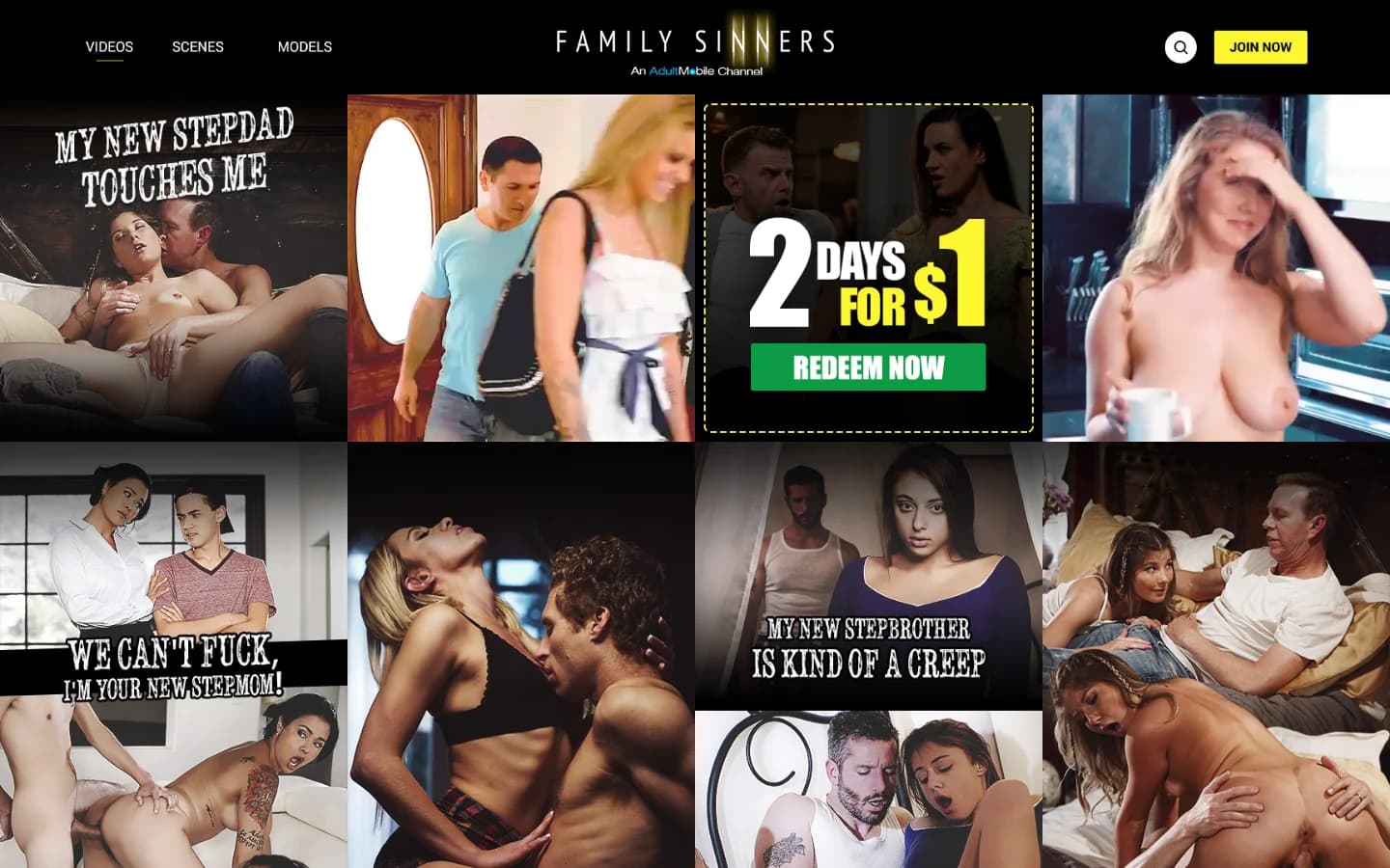 Screenshot of FamilySinners