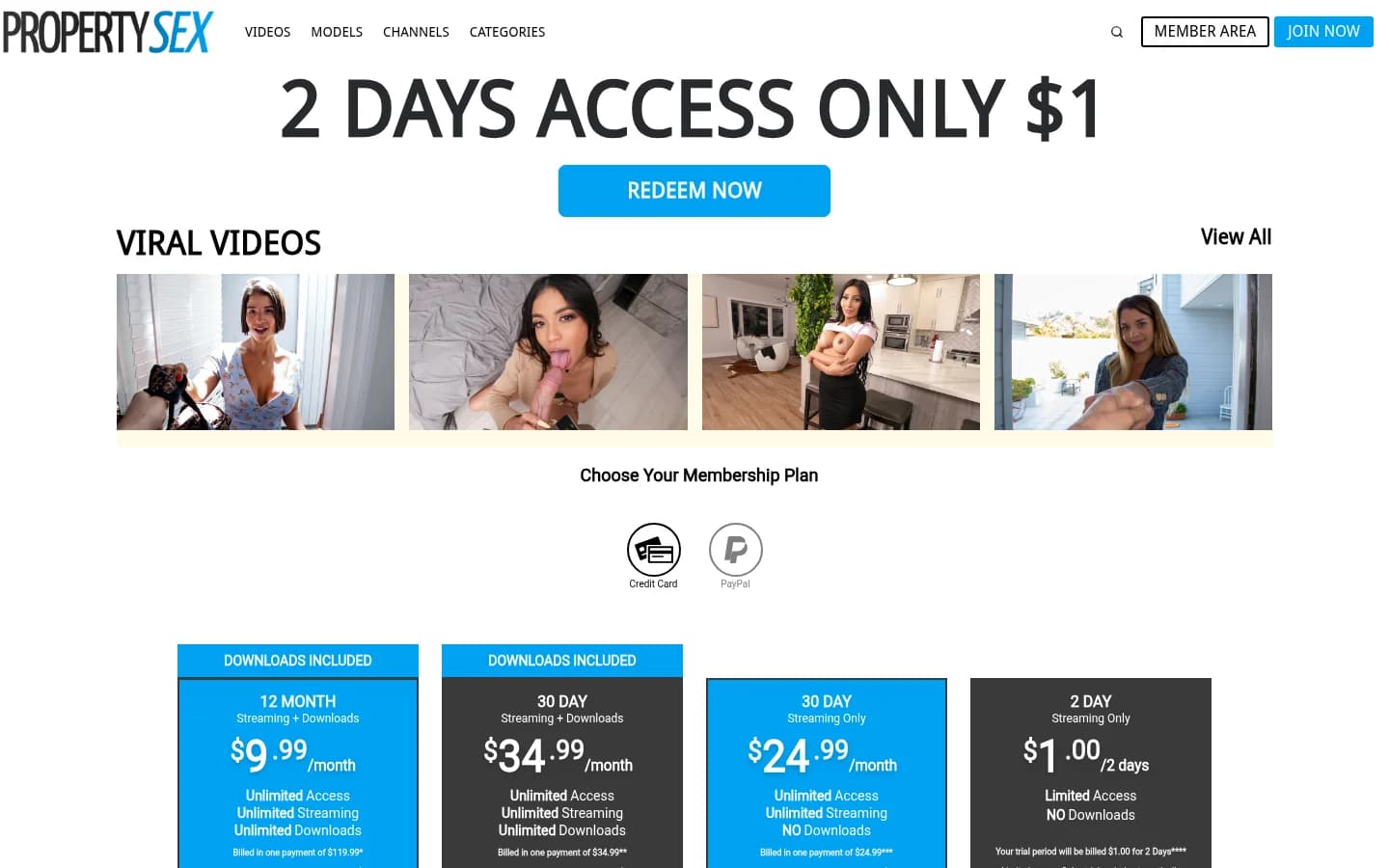 Screenshot of PropertySex